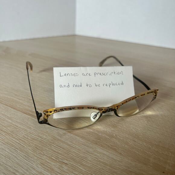 Jean Lafont Paris Ophelia 017 Eyeglasses Leopard Skin Frames 50-19-135